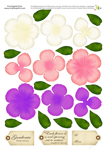 Build a Blossom - Gardenia