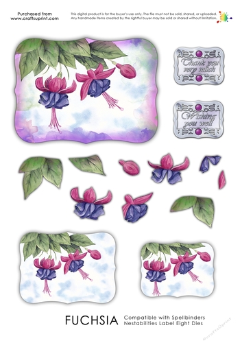 Labelled with Love - Fuschia