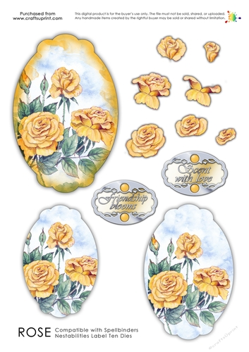 Labelled with Love - Rose