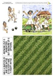 The Wrinklies Decoupage - Bowling Biddies