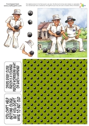The Wrinklies Decoupage - Bowling Buddies