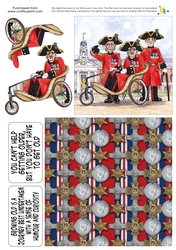 The Wrinklies Decoupage - Chelsea Pensioners