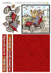 The Wrinklies Decoupage - London to Brighton