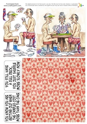 The Wrinklies Decoupage - Royal Flushed