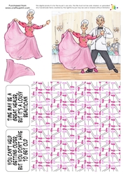 The Wrinklies Decoupage - Silver Foxtrot