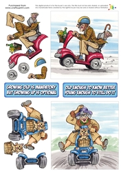The Wrinklies Decoupage - Speed Demons