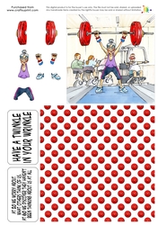 The Wrinklies Decoupage - Strong Nan