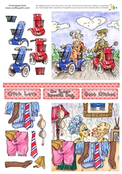 The Wrinklies Decoupage - Loves Young Dream