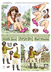Double Decoupage - Best Friends Forever