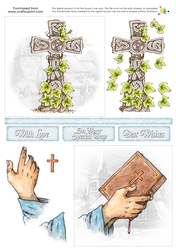 Double Decoupage - The Holy Spirit