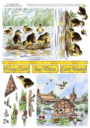 Double Decoupage - Water Off a Ducks Back