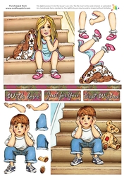 Double Decoupage - The Naughty Step