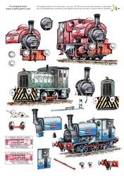 Transport Decoupage - Trains