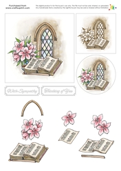 Sympathy Decoupage - Church Window
