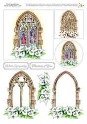 Sympathy Decoupage - Lily Window