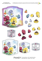 Labelled with Love - Pansy
