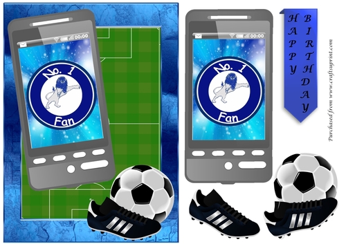 Football Phone card for Millwall Fan