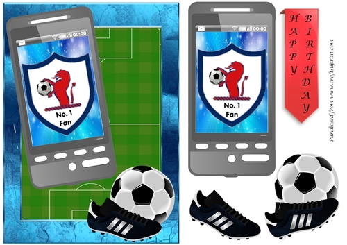 Football Phone card for Raith Rovers Fan