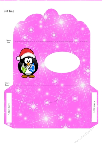 Christmas Money Wallet - Penguin