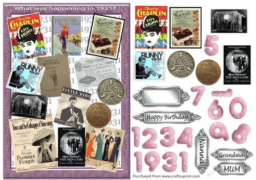 Birth Year 1931 - female