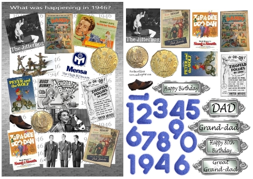 Birth Year 1946 - male 80th