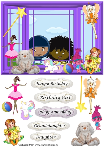 Girls Toy Shop Window 3 Ethnic