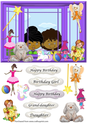 Girls Toy Shop Window 4 Ethnic 