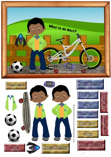 Birthday boy with too many choices - Ethnic