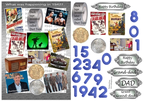 Birth year 1942 - male 