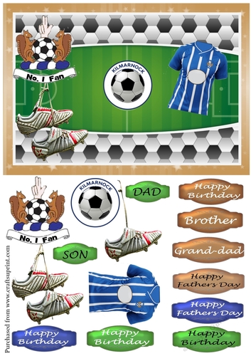 Kilmarnock FC Card - Various Greetings