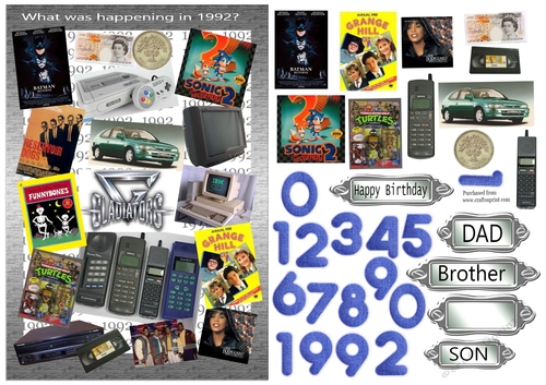 Birth Year 1992 - Male