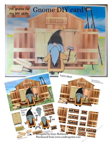 I am Gnome for my DIY skills - various sentiments