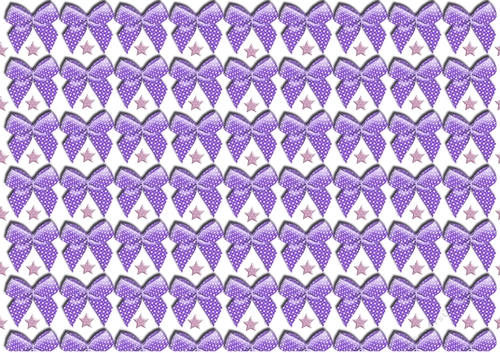 Purple bows and stars background sheet