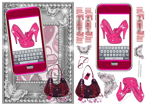 Shoes Phone Pink