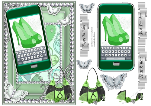 Shoes Phone Green