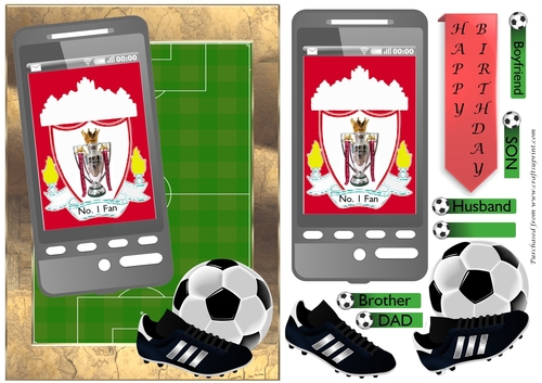 Football Phone Card Trophy