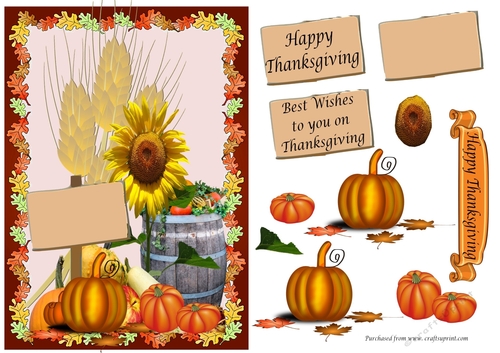 Thanksgiving card