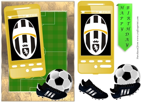Football Phone card for Juventus Fan