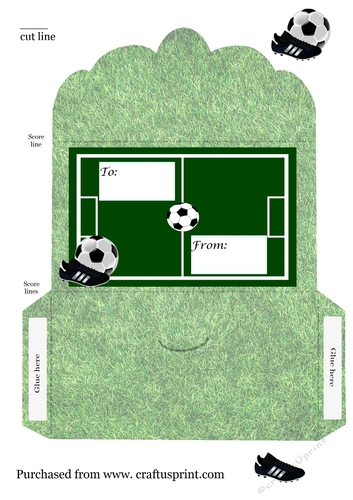 Football theme Money Wallet