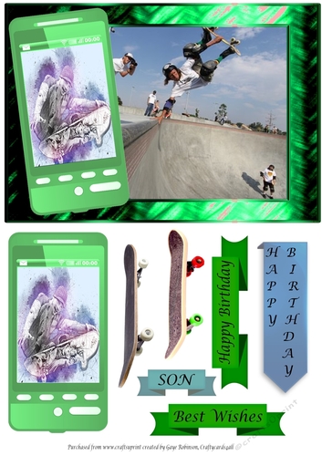 Skateboarding Phone