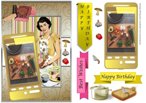Cooking Phone - female