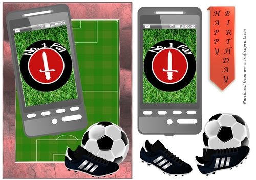 Football  Phone Card for Charlton Athletic Fan