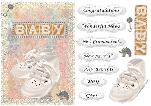 New Baby - White Shoes