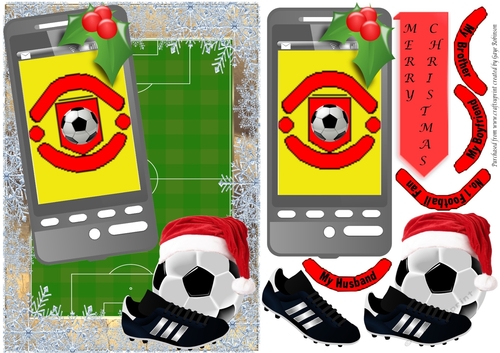 Christmas Phone Card for MU Fan