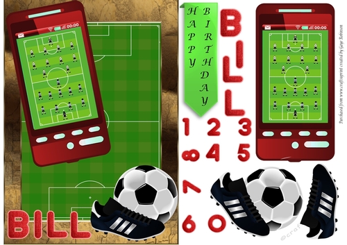 BILL Football Phone card