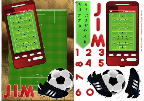 JIM Football Phone card