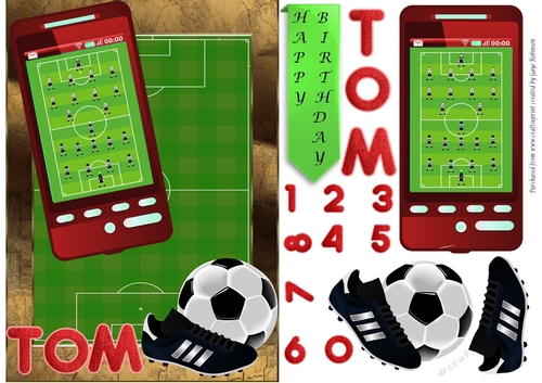 TOM Football Phone card