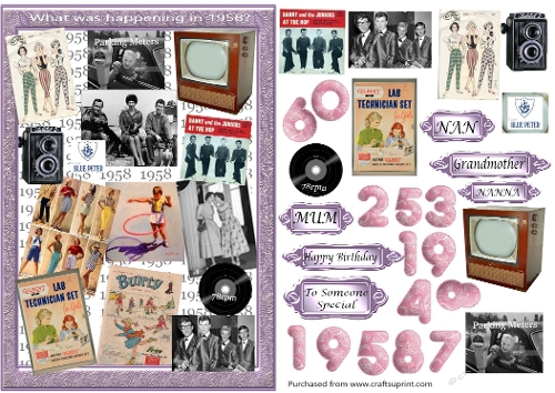 1958 Birth Year - Female