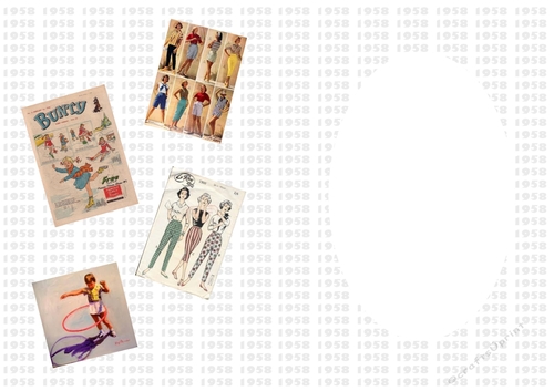 Insert for 1958 Birth Year card - Female cup849835_3656