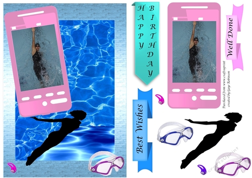 Swimming Phone - female